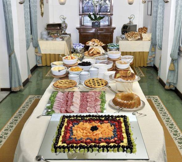 La colazione Hotel Mecenate Palace Roma