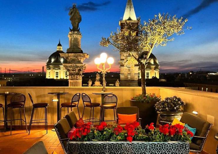Sky bar Hotel Mecenate Palace Roma Sky bar Hotel Mecenate Palace Roma