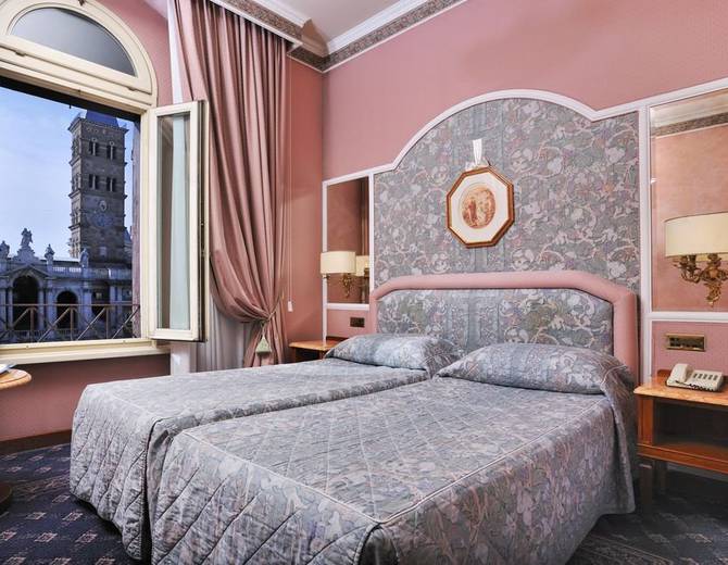 CAMERA DOPPIA LUSSO CON VISTA Mecenate Palace Hotel Roma