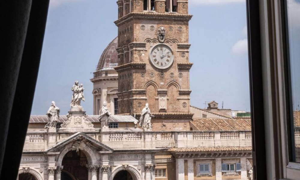 Camera doppia lusso con vista Hotel Mecenate Palace Roma