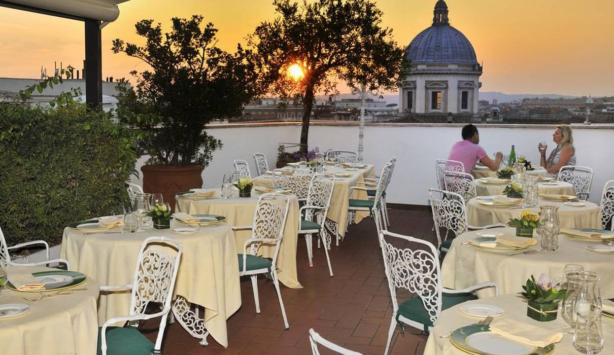 La Terraza dei Papi Mecenate Palace Hotel Roma