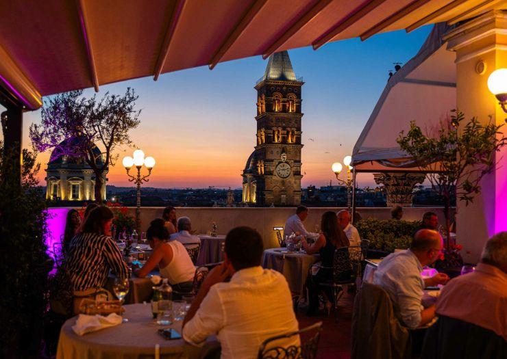 La Terrazza Dei Papi Hotel Mecenate Palace Roma La Terrazza Dei Papi Hotel Mecenate Palace Roma